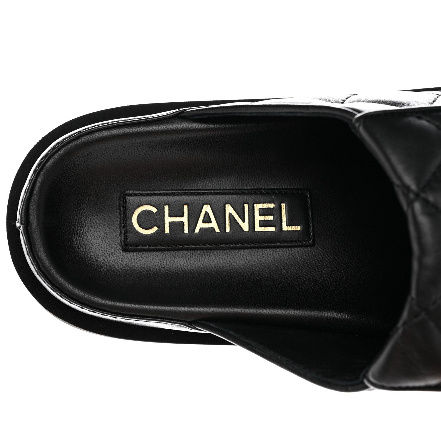 Chanel Lambskin Quilted CC Turnlock Mules 38 Black 8 of 11