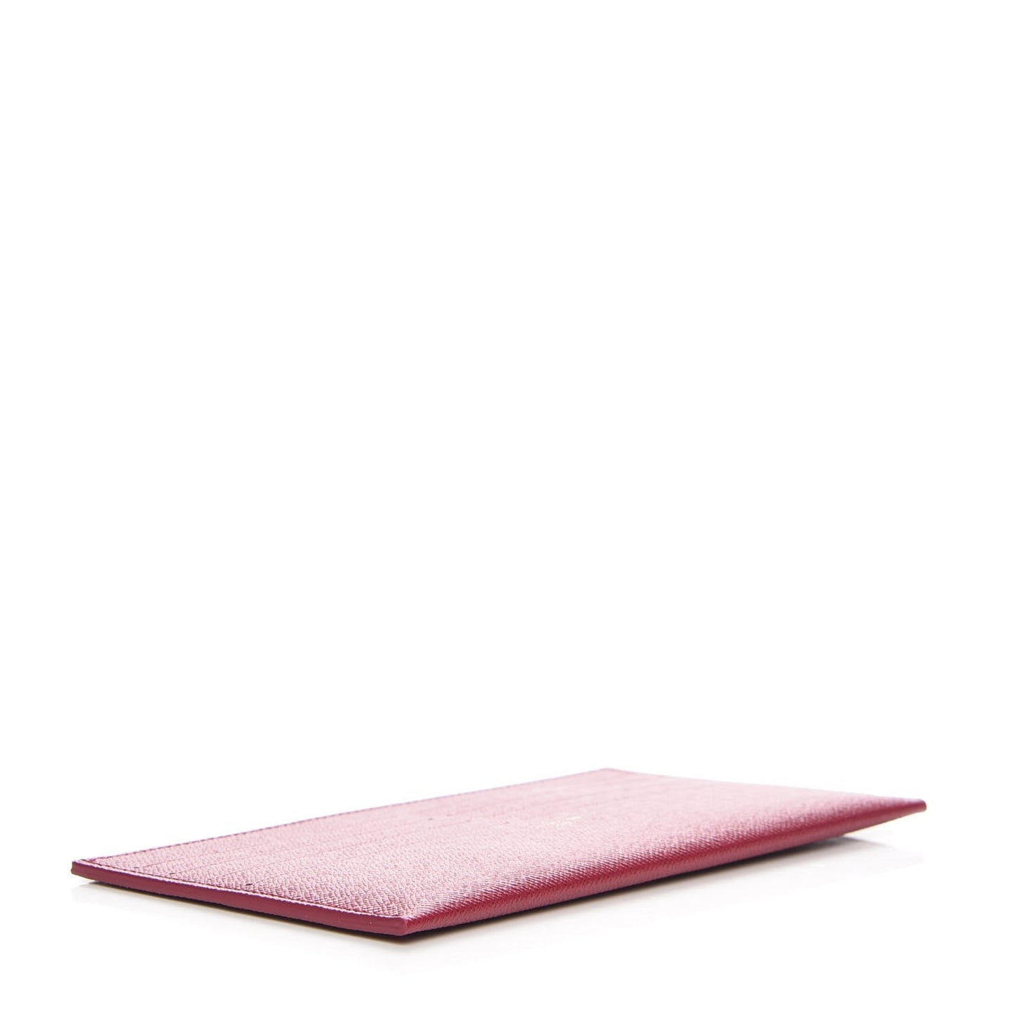 Calfskin Felicie Card Holder Insert Fuchsia