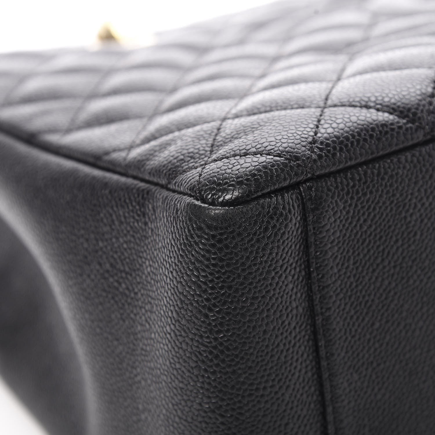 Chanel Caviar Quilted Grand Shopping Tote GST Black 9 of 14