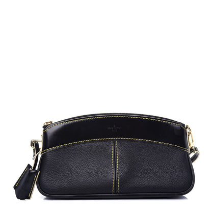 Louis Vuitton Suhali Lockit Clutch Black 1 of 8