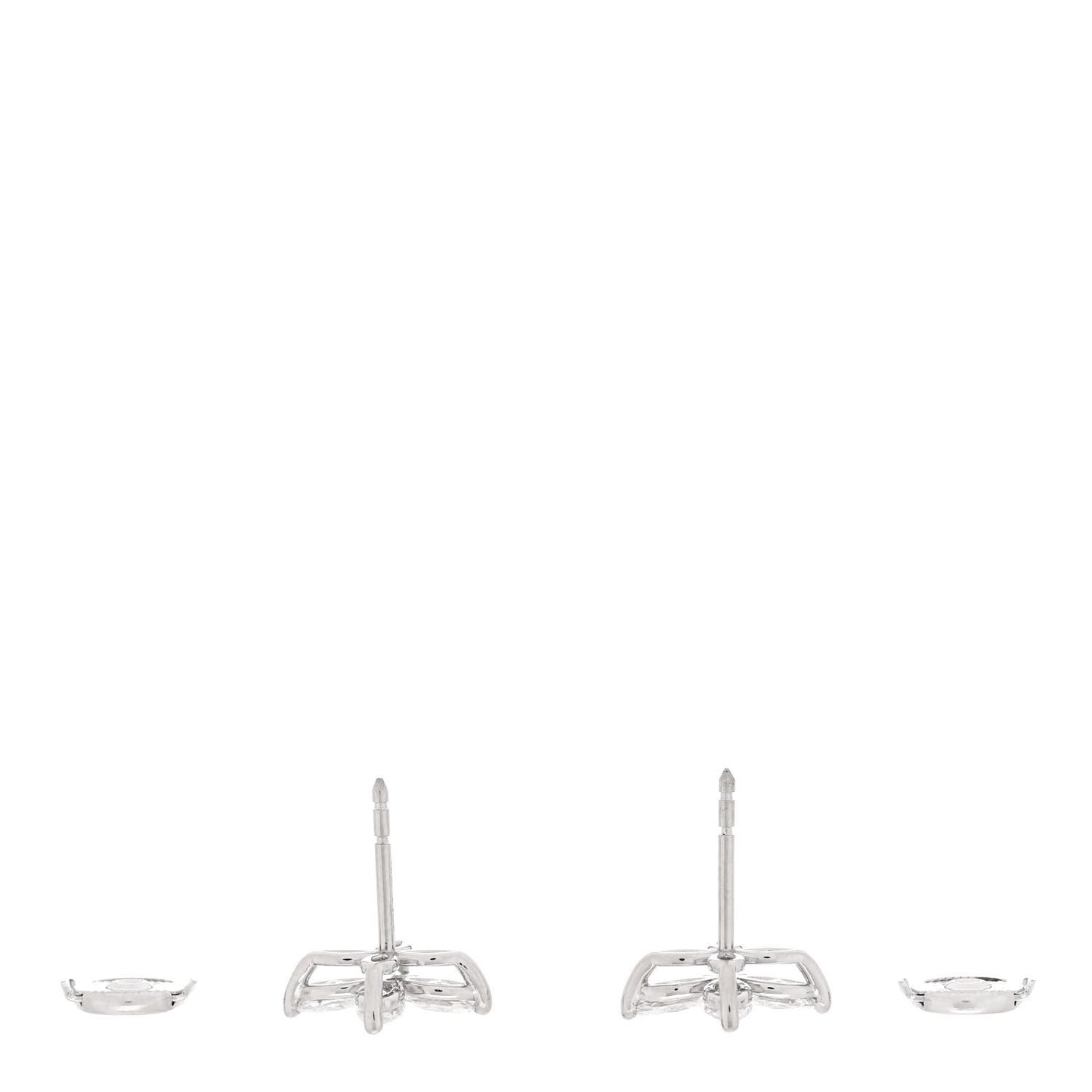 Platinum Diamond Large Victoria Earrings
