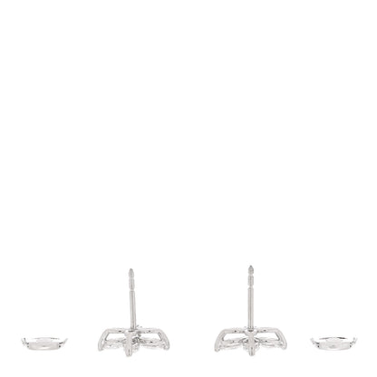 Tiffany Platinum Diamond Large Victoria Earrings 3 of 5