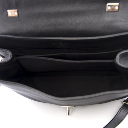 Louis Vuitton Soft Calfskin Lockme II Top Handle Black 4 of 7