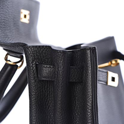 Hermes Togo Kelly Retourne 25 Black 11 of 33