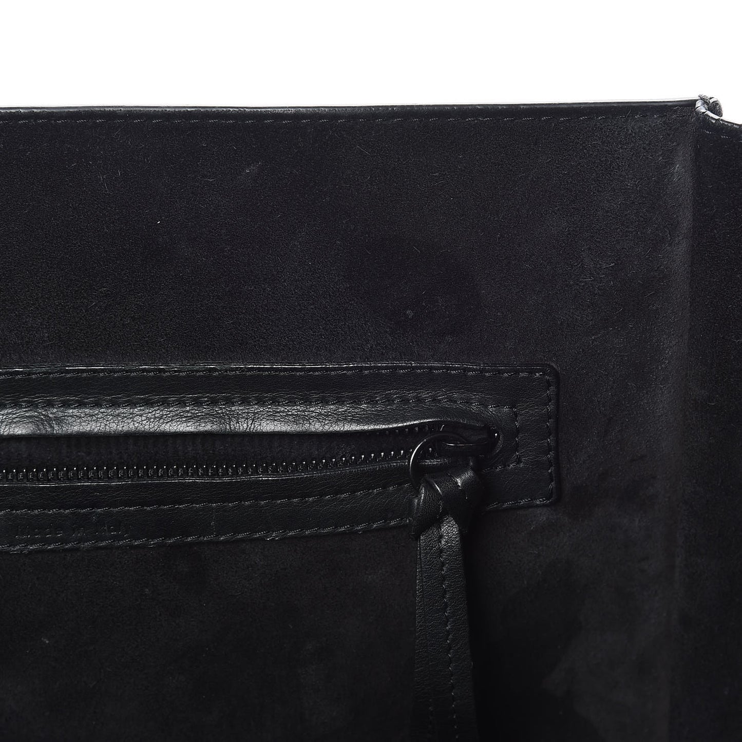 Smooth Calfskin Medium Phantom Luggage Black