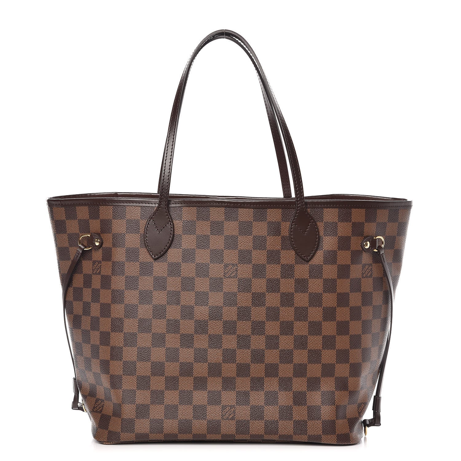 Louis Vuitton Damier Ebene Neo Neverfull MM Rose Ballerine 1 of 15