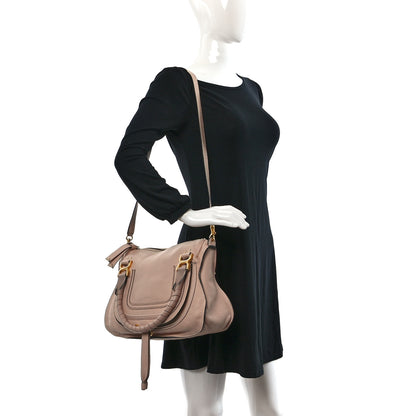 Chloe Calfskin Medium Marcie Satchel Blush Nude 2 of 10