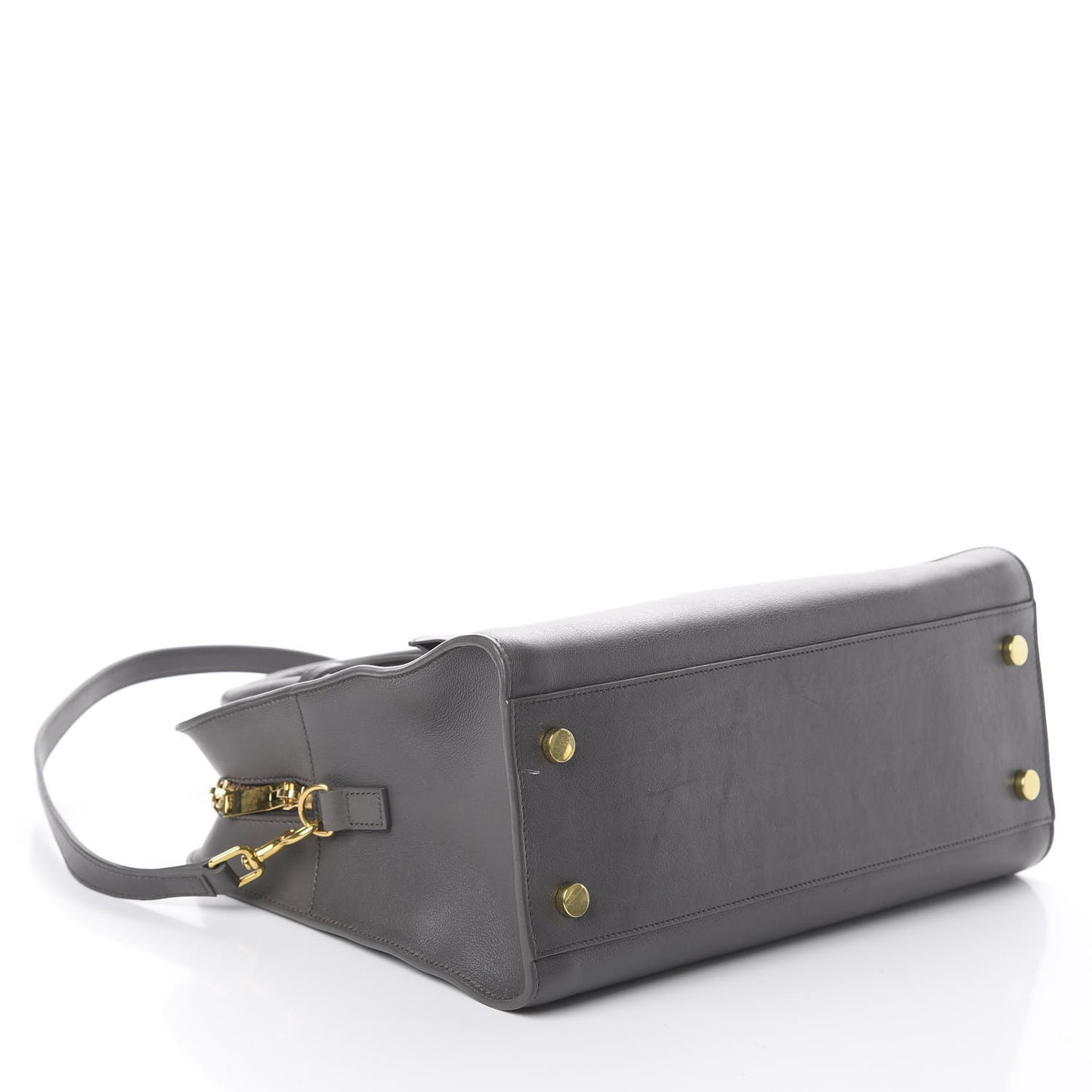 Calfskin Small Monogram Cabas Grey