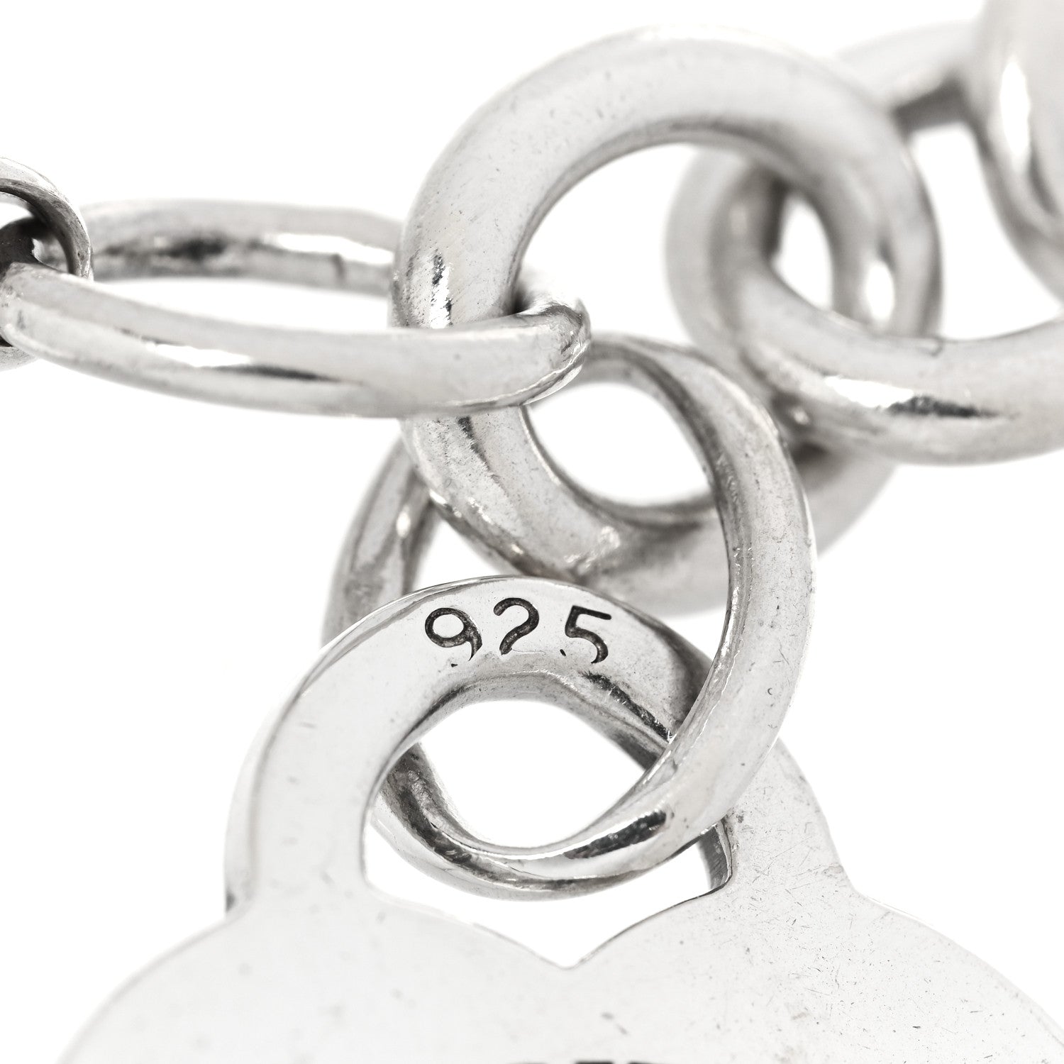 Tiffany Sterling Silver Return to Tiffany Heart Tag Snowflake Charm Bracelet 4 of 7