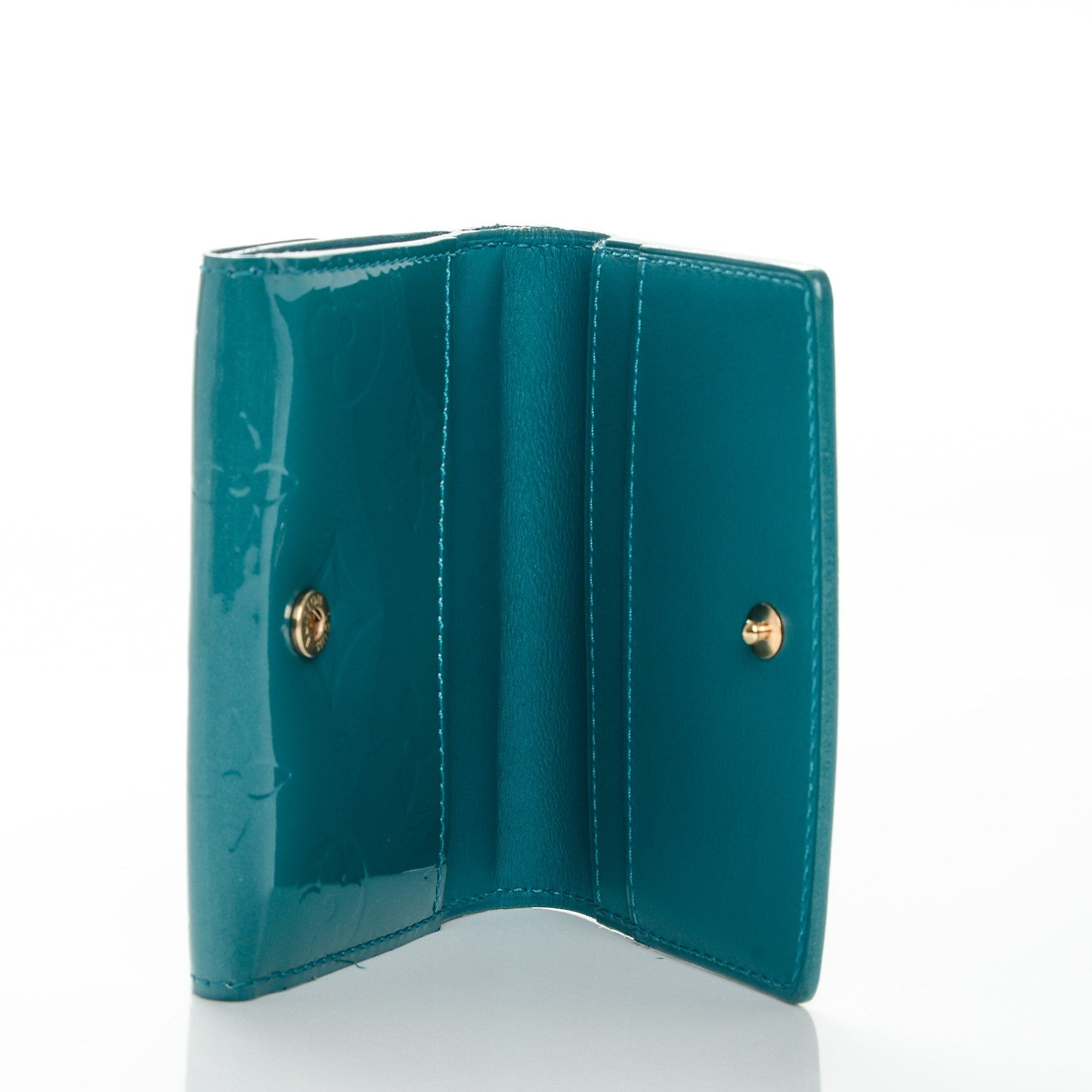 Louis Vuitton Vernis Ludlow Wallet Blue Galactic 6 of 6