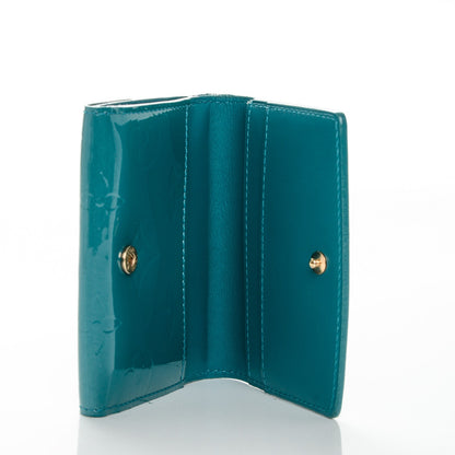 Louis Vuitton Vernis Ludlow Wallet Blue Galactic 6 of 6