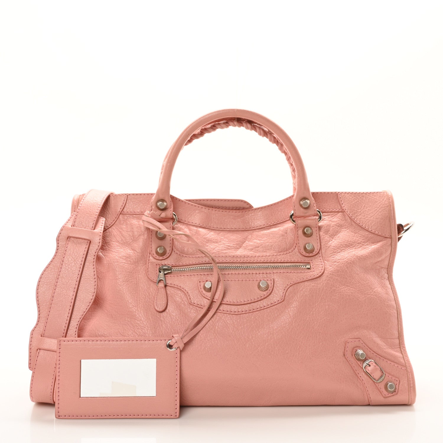 Balenciaga Agneau Giant 12 Silver Hardware City Rose Peche 3 of 11