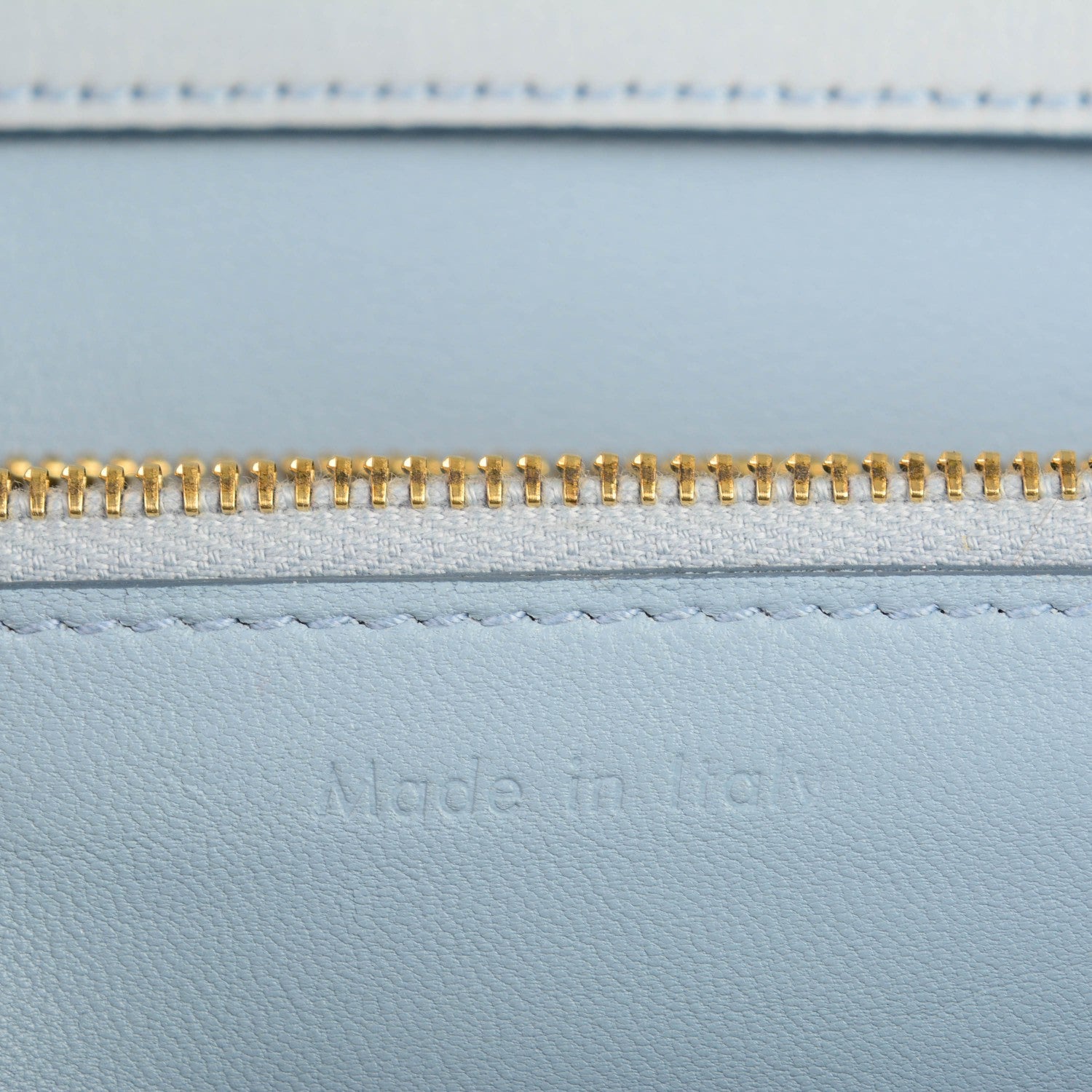 Celine Box Calfskin Medium Classic Box Flap Bag Sky 6 of 7