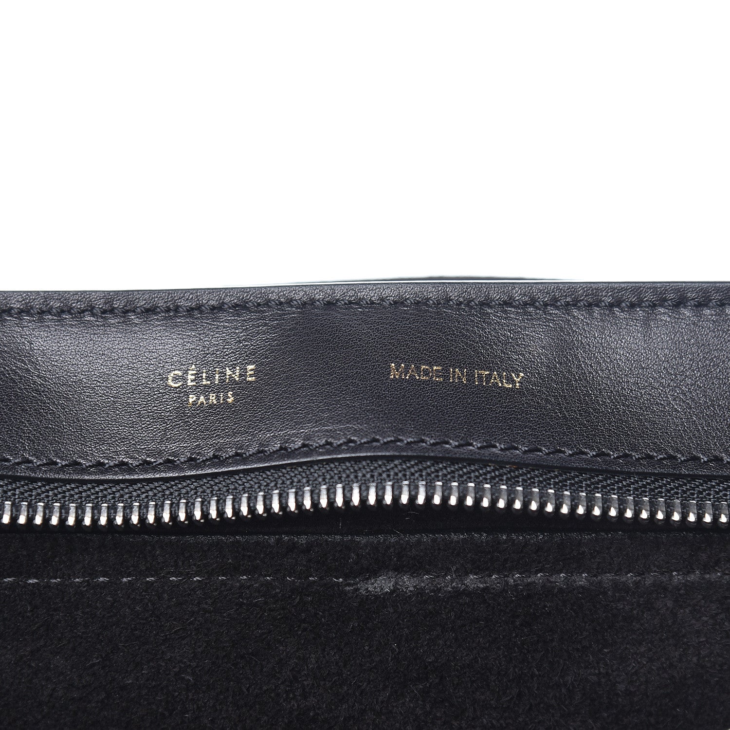 Celine Drummed Calfskin Medium Tri-Color Trapeze Light Khaki 7 of 25