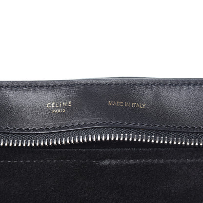 Celine Drummed Calfskin Medium Tri-Color Trapeze Light Khaki 7 of 25