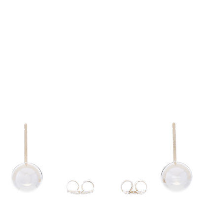 Tiffany Sterling Silver 8mm Hardwear Ball Earrings 4 of 4