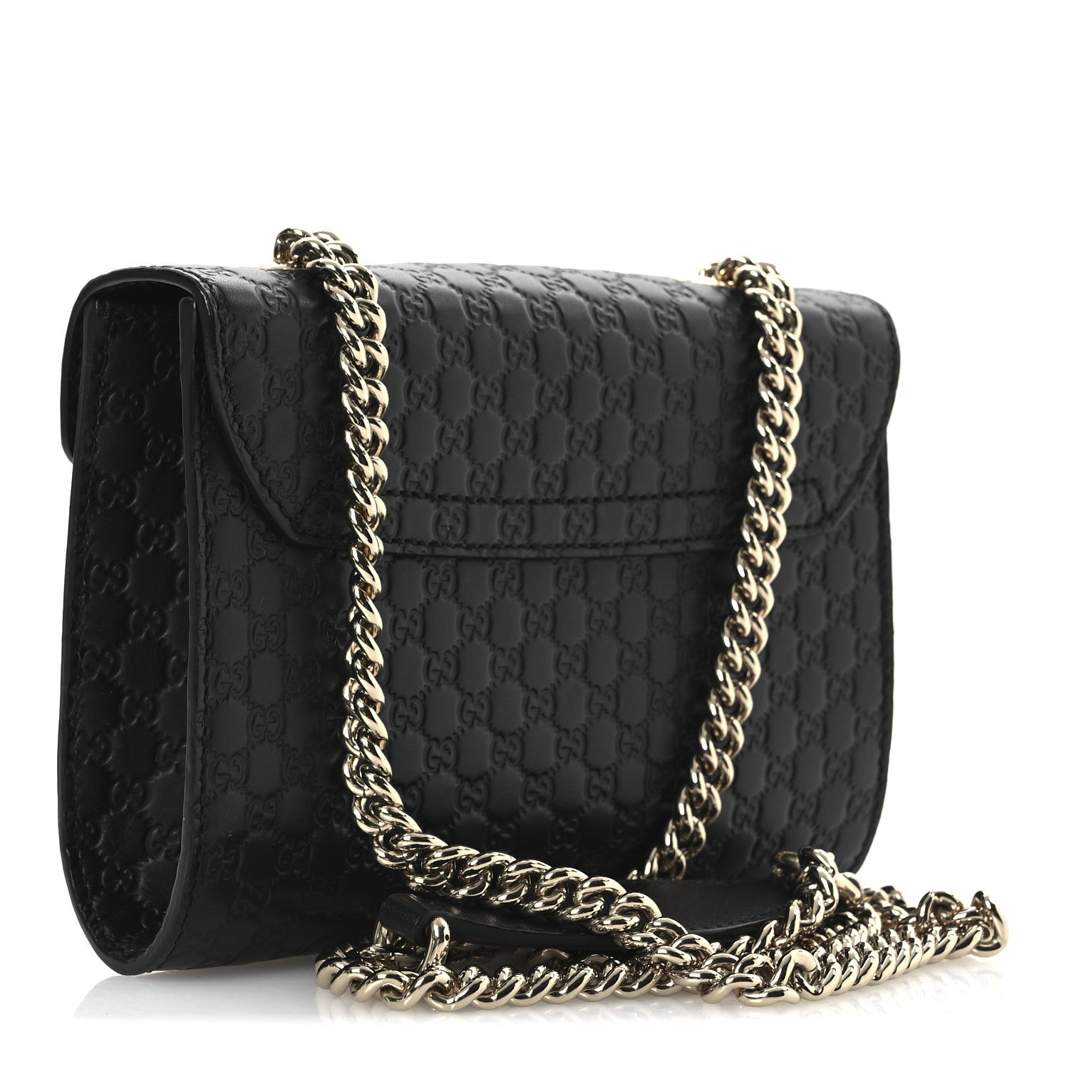 Gucci Microguccissima Mini Emily Shoulder Bag Black 3 of 10