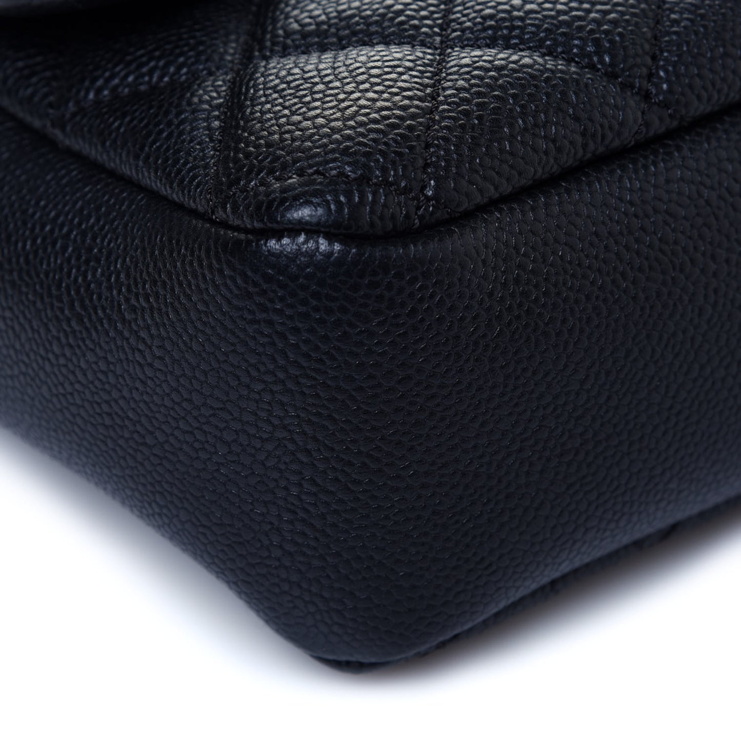 Caviar Quilted Jumbo Easy Flap Black
