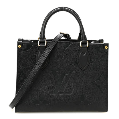 Louis Vuitton Empreinte Monogram Giant Onthego PM Black 1 of 9