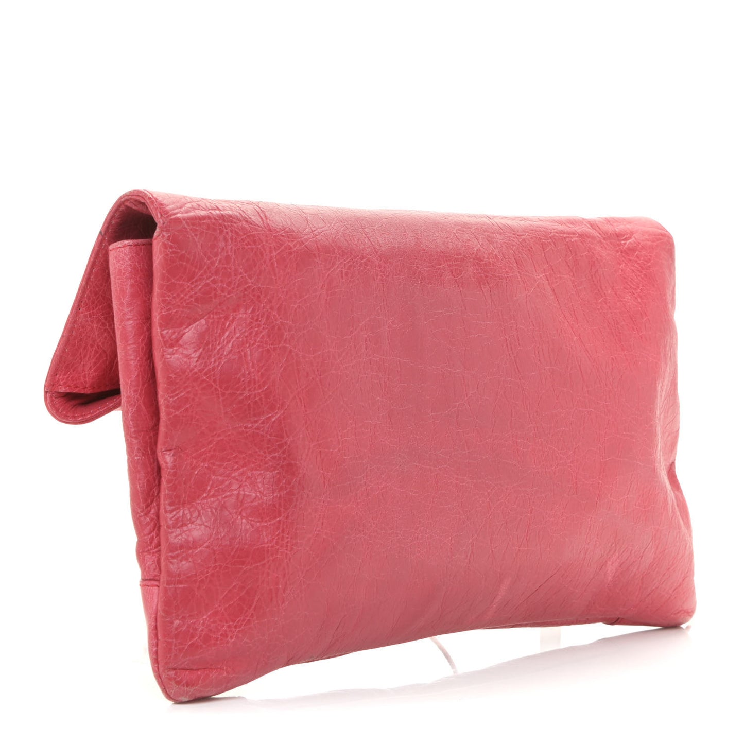 Agneau Classic Hardware Envelope Clutch Rose Thulian