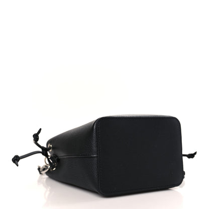 Louis Vuitton Calfskin Nano Lockme Bucket Black 4 of 8