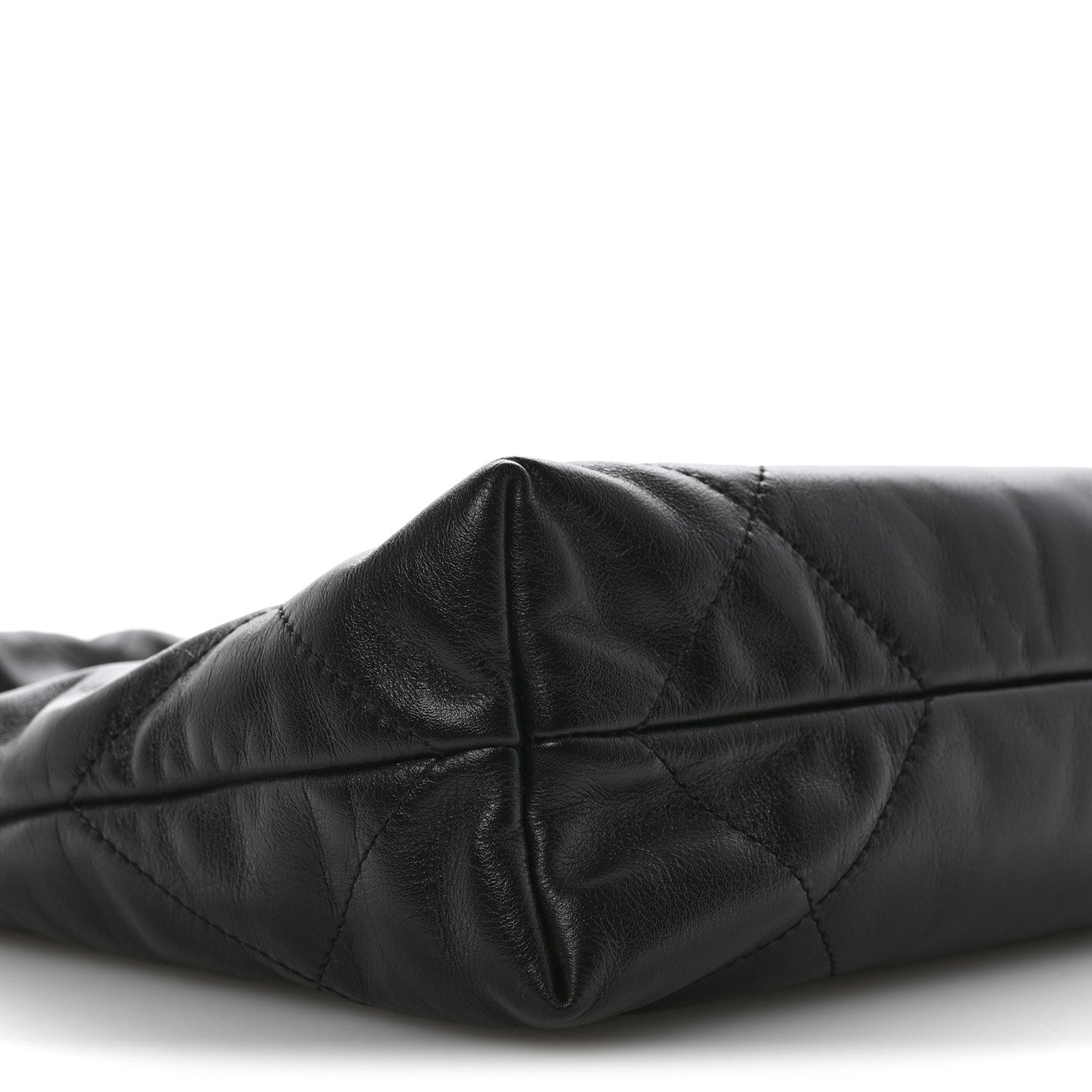 Chanel Shiny Calfskin Quilted Small Chanel 22 Black 7 of 12