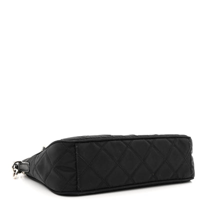 Prada Nylon Tessuto Impuntu Quilted Crossbody Bag Black 4 of 13