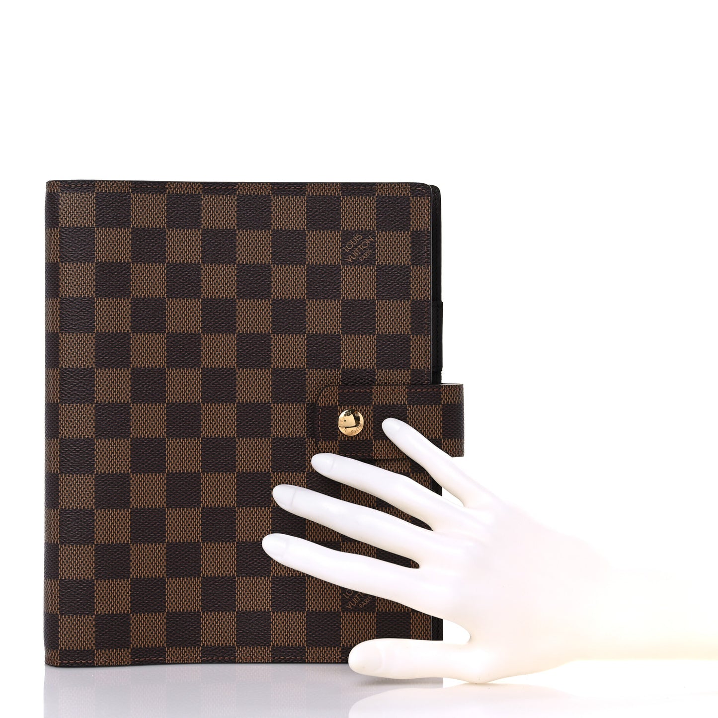 Damier Ebene Large Ring Agenda Cover