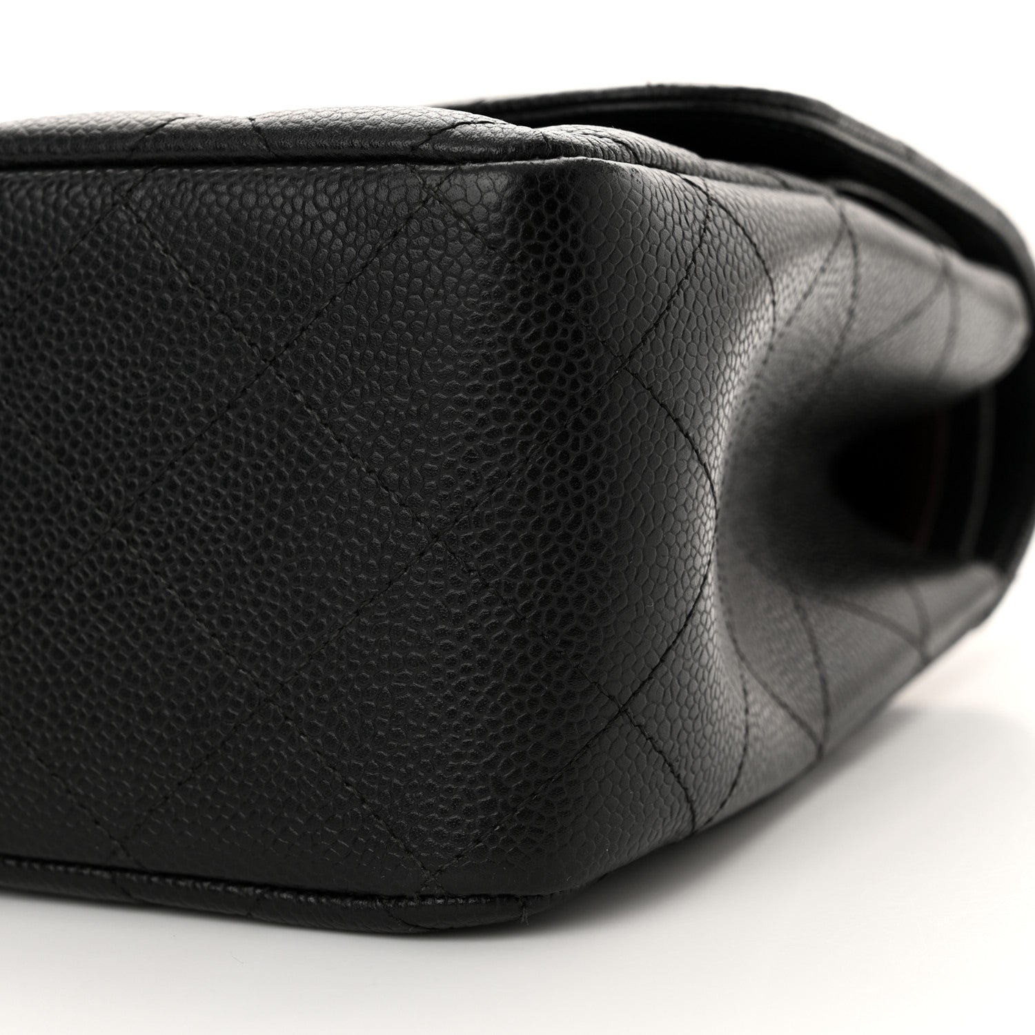 Chanel Caviar Quilted Jumbo Double Flap Black 10 of 14