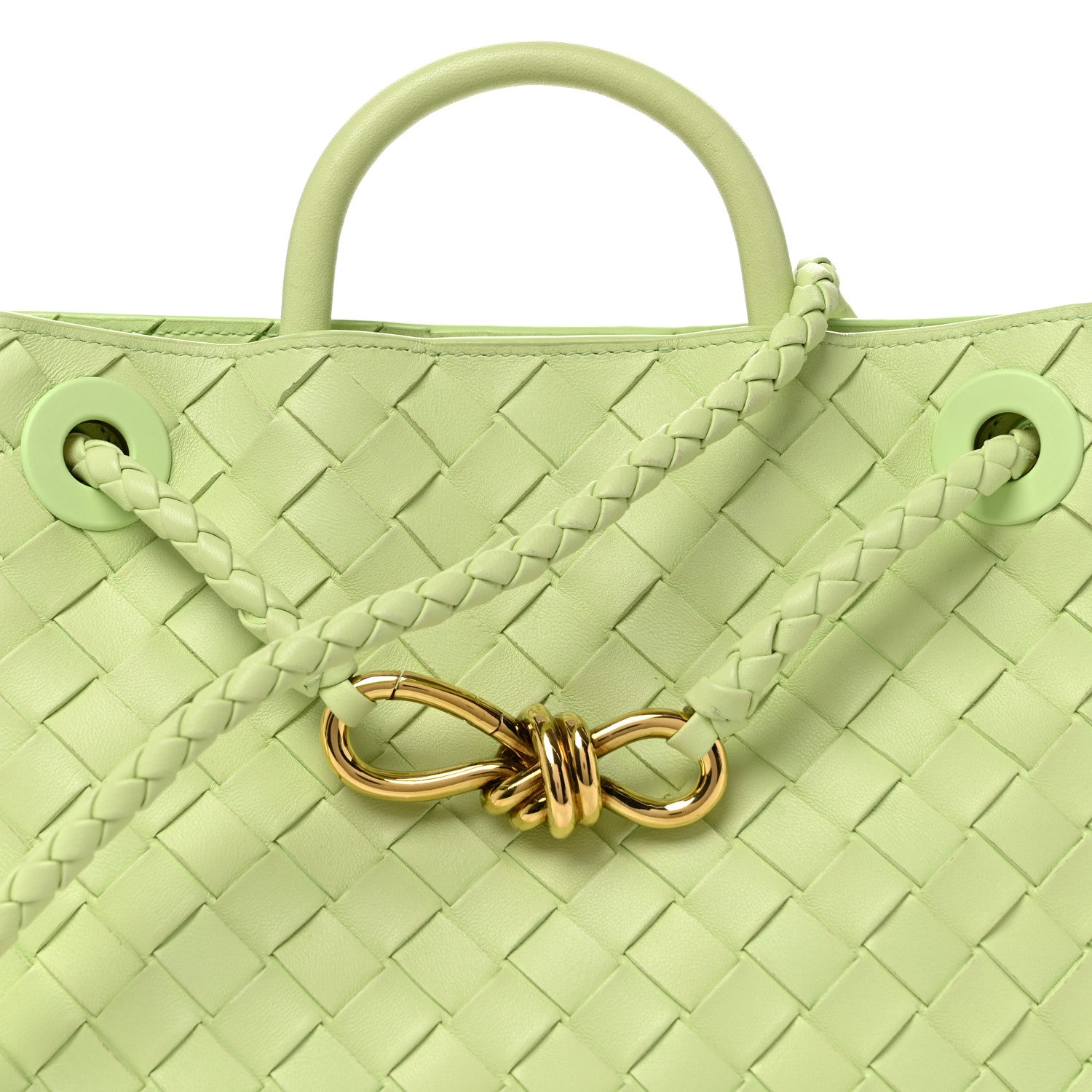 Bottega Veneta Nappa Intrecciato Small Andiamo Shoulder Bag Fennel 7 of 10