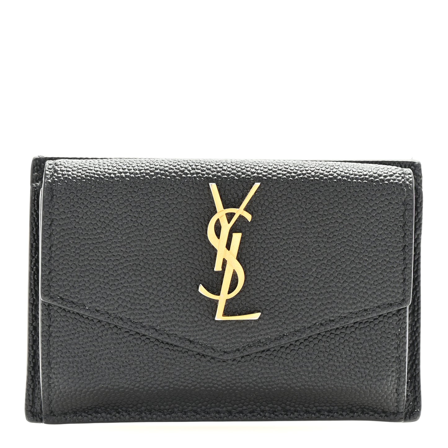 Grain De Poudre Uptown Monogram Card Case Black