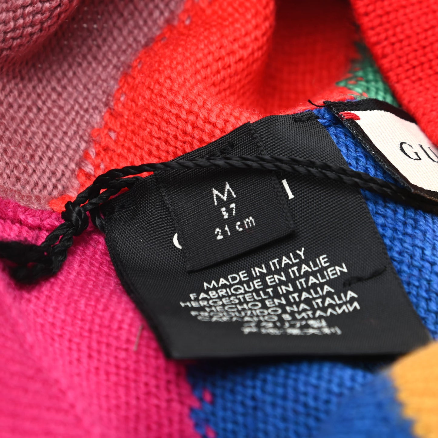 Wool Knit Multihimalat Beanie Hat M Multicolor
