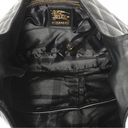 Burberry Leather Quilted Brook Hobo Black 5 of 8
