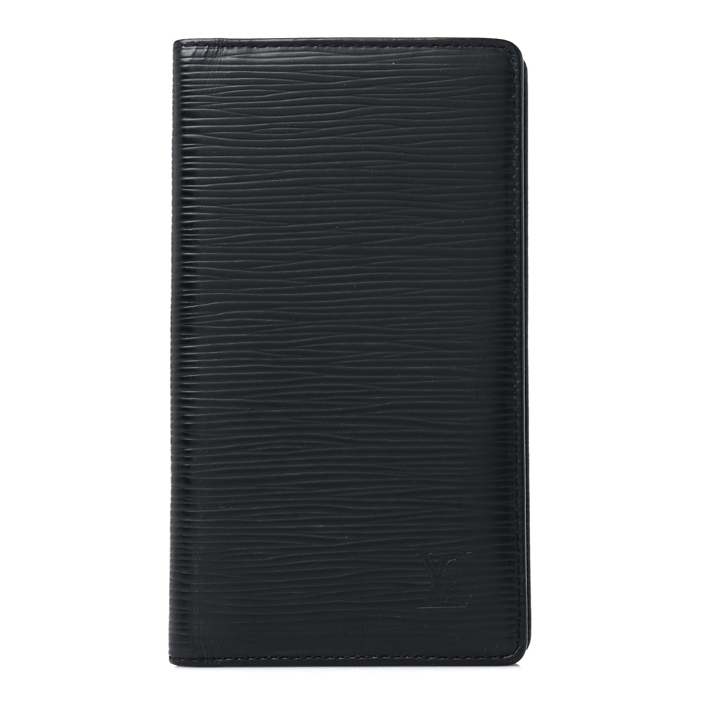 Epi Checkbook Organizer Wallet Black
