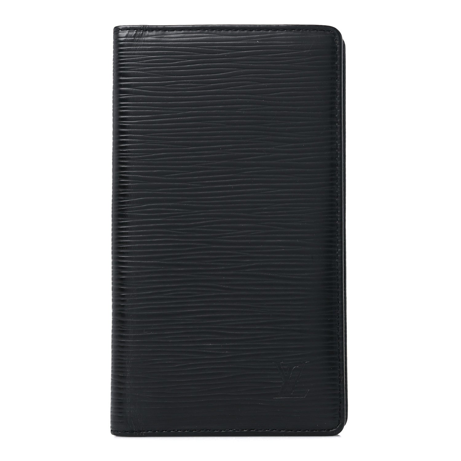 Louis Vuitton Epi Checkbook Organizer Wallet Black 1 of 13