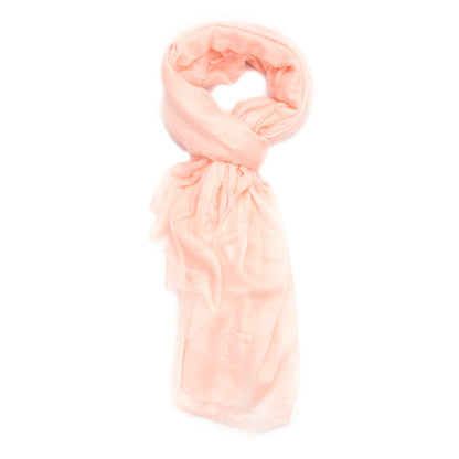 Chanel Modal Cashmere Sequins CC Scarf Rose Pale 1 of 5