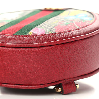 Gucci GG Supreme Monogram Web Flora Mini Ophidia Round Backpack Red 8 of 8