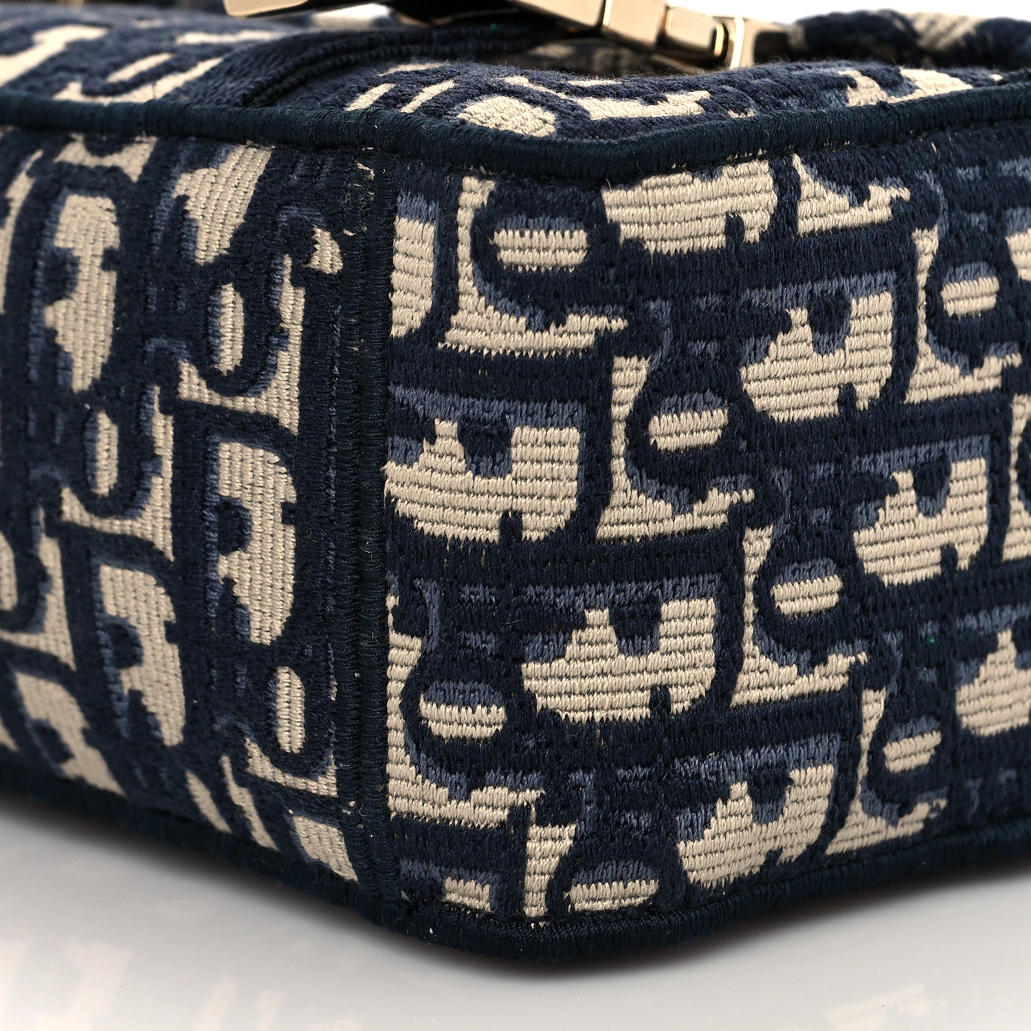 Christian Dior Oblique Small Diorcamp Bag Blue 10 of 10