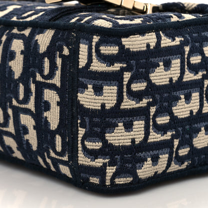 Christian Dior Oblique Small Diorcamp Bag Blue 10 of 10