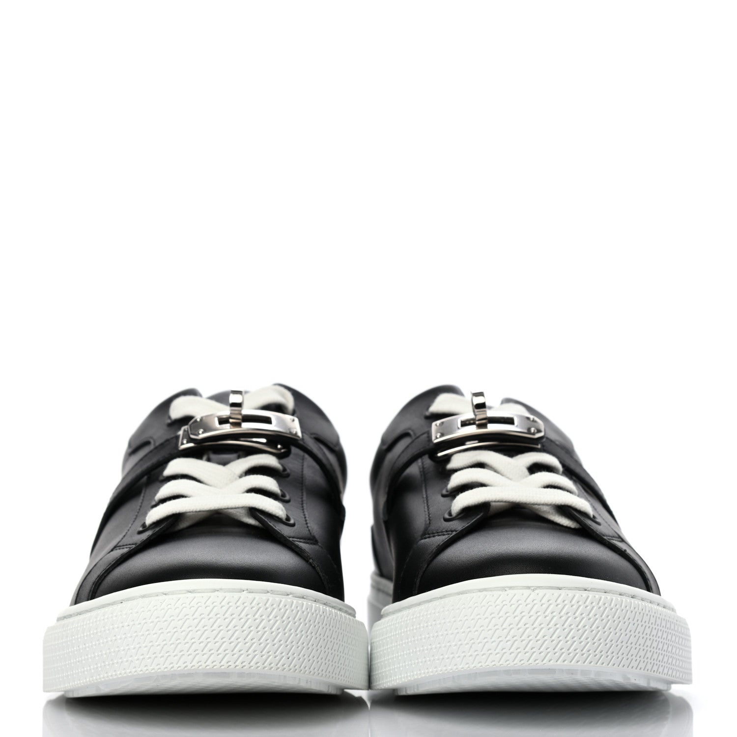 Hermes Calfskin Day Sneakers 37 Black 2 of 10