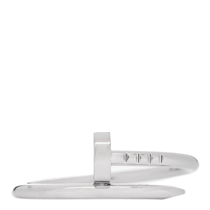 Cartier 18K White Gold Small Juste Un Clou Ring 57 8 1 of 6