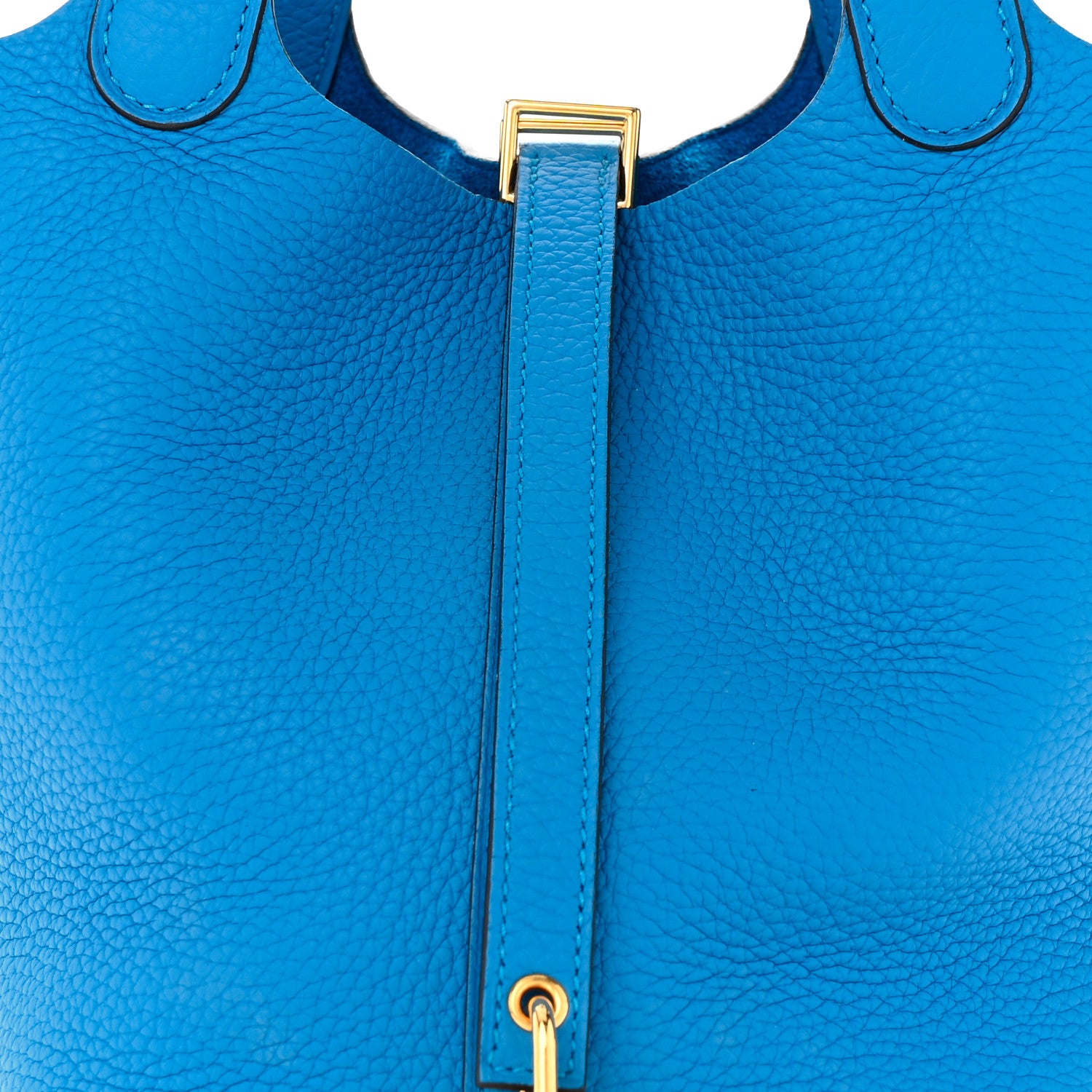 Hermes Taurillon Clemence Picotin Lock 18 PM Bleu Zanzibar 8 of 11