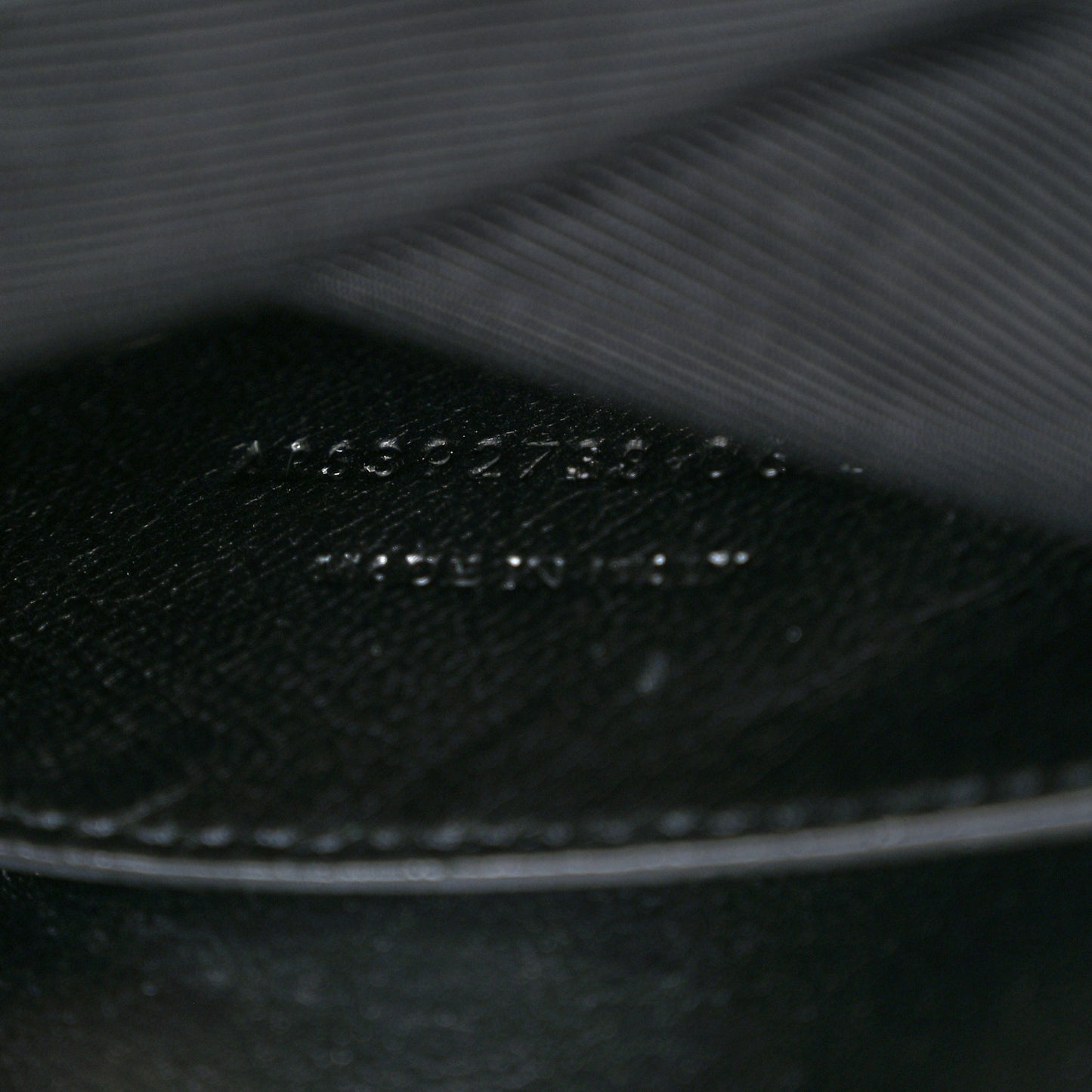 Sheepskin Matelasse Chevron Monogram Large College Satchel Black