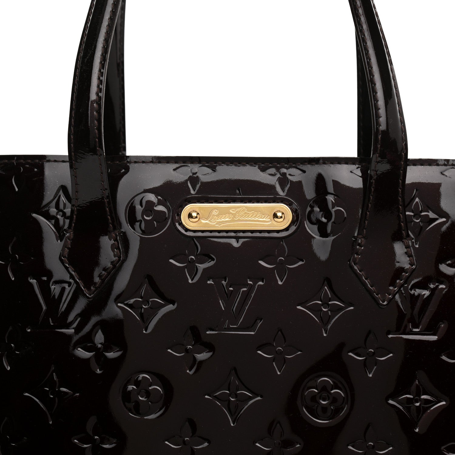 Louis Vuitton Vernis Wilshire MM Amarante 7 of 13