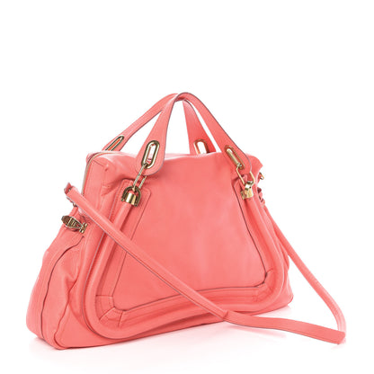 Chloe Calfskin Large Paraty Coral 2 of 10