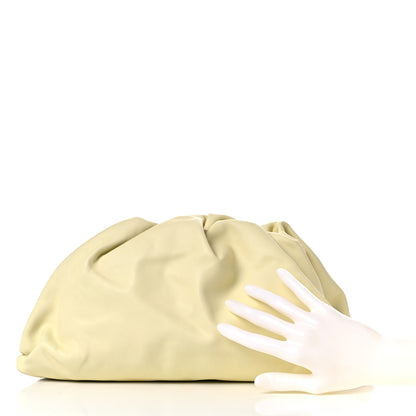 Bottega Veneta Smooth Butter Calf The Pouch Oversized Clutch Ice Cream 2 of 11
