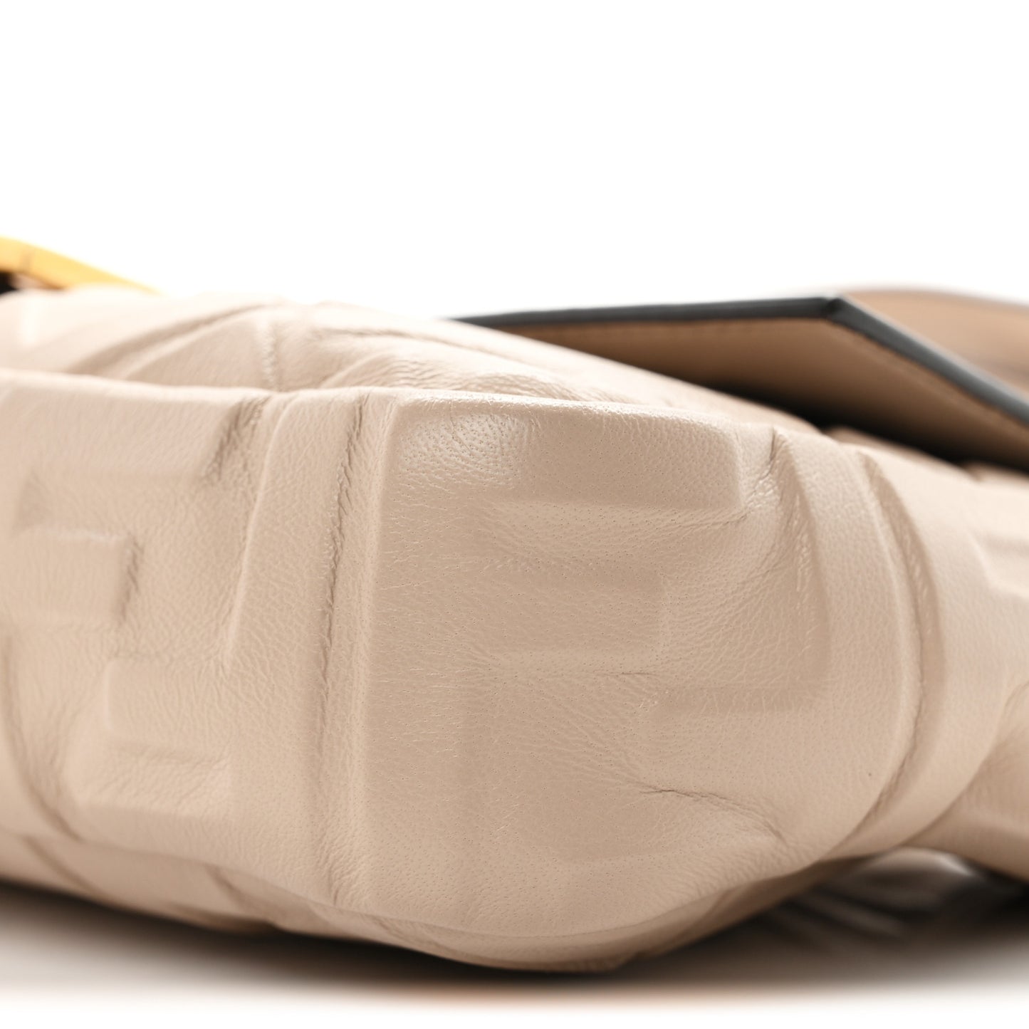 Nappa FF 1974 Embossed Baguette Camelia