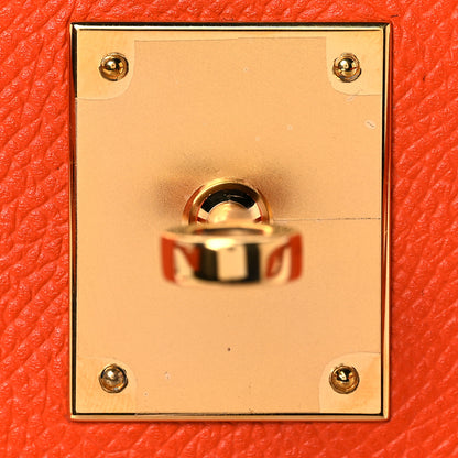 Hermes Epsom Kelly Sellier 28 Orange Poppy 24 of 42