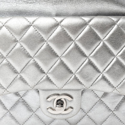 Chanel Metallic Lambskin Quilted Small In Seoul Backpack Silver 10 of 10