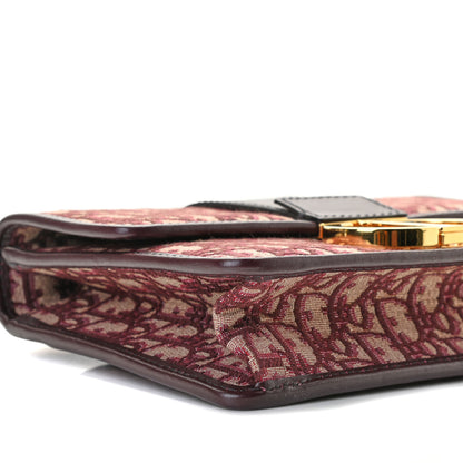 Christian Dior Oblique 30 Montaigne Flap Bag Burgundy 4 of 7